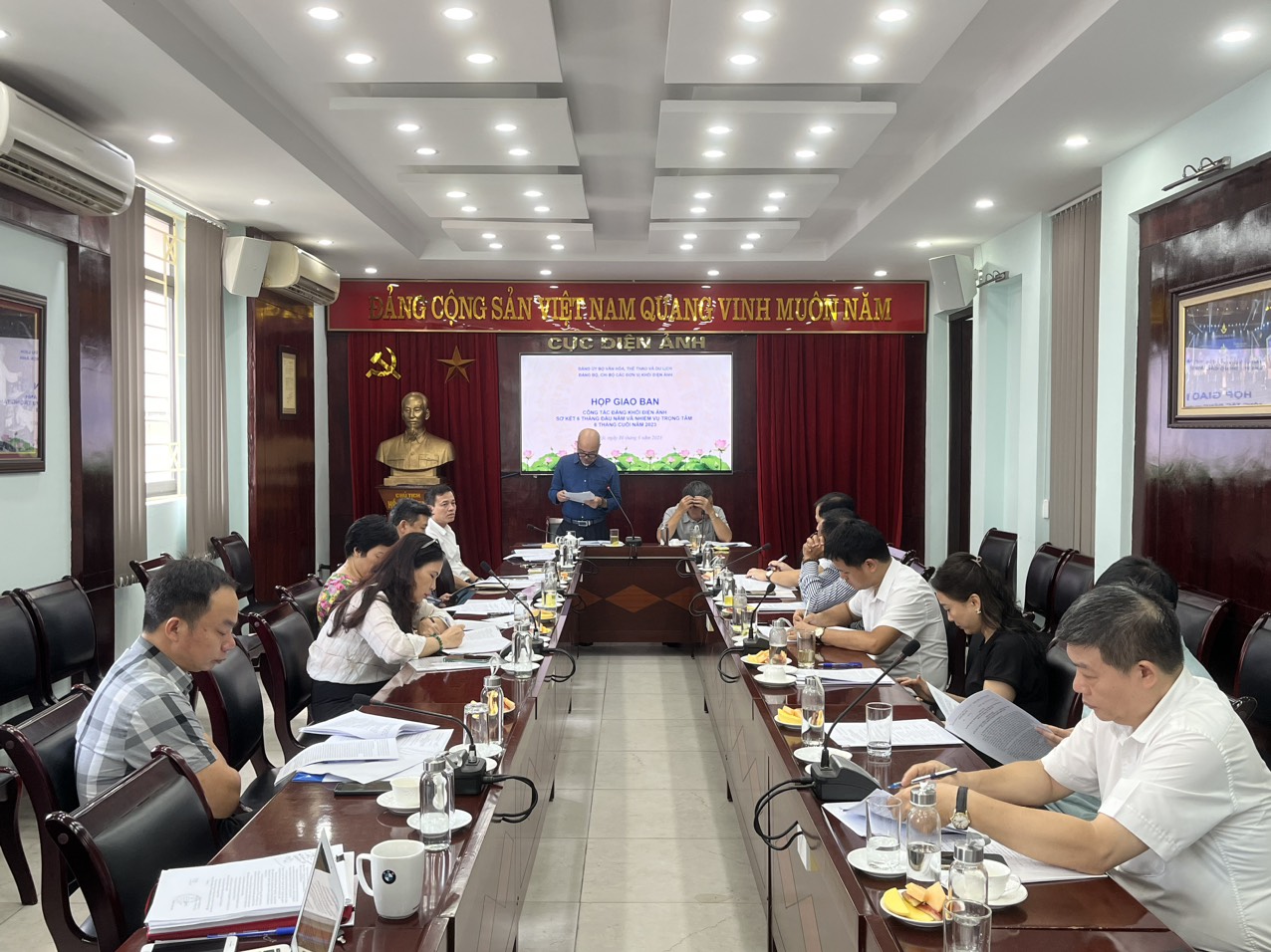 Hội nghị Sơ kết công tác Đảng Khối Điện ảnh 6 tháng đầu năm và phương hướng, nhiệm vụ trọng tâm 6 tháng cuối năm 2023
