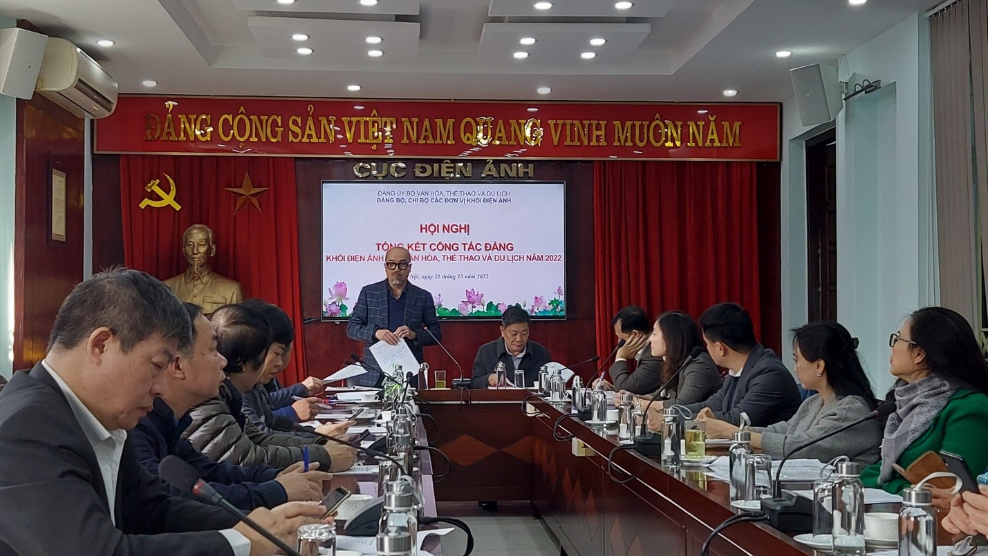 Khối điện ảnh tổ chức Hội nghị tổng kết công tác đảng năm 2022, phương hướng nhiệm vụ năm 2023