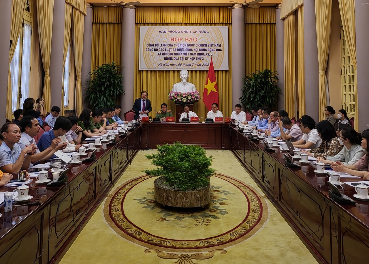 Công bố Lệnh của Chủ tịch nước về Luật Điện ảnh và 04 Luật được Quốc hội thông qua